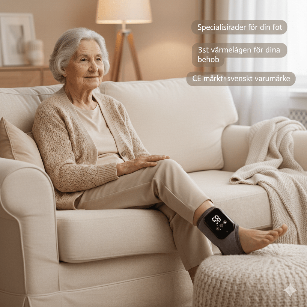 Ankelmassager - Lindra smärta enkelt! - DinFotButikAnkelmassager - Lindra smärta enkelt! - Infrared Foot Therapy Device for Blood Flow & Stiff Joints |